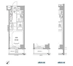 RELUXIA北赤羽 2階1Kの間取り