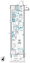 デュオステージ相模大野 ワンルームの間取図画像