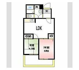 ノアハヤシ2 2LDKの間取図画像