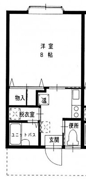 リバーウエスト 103｜新潟県長岡市三ツ郷屋２丁目(賃貸アパート1K・1階・23.68㎡)の写真 その2