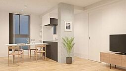 Fullea代々木 4階1LDKのリビング/ダイニング