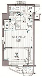 日神デュオステージ池袋 1LDKの間取図画像
