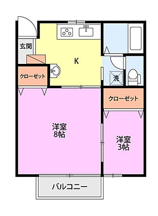 グリーンヒルズ２_間取り_0