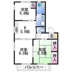 物件の間取り