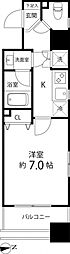 スペーシア秋葉原 1Kの間取図画像