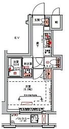 ハーモニーレジデンス山手大塚#002 1Kの間取図画像