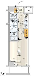 スカイコート渋谷神山町 1Kの間取図画像