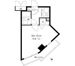 野田屋ビル 1Kの間取図画像