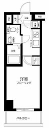 グランド・ガーラ南麻布 1Kの間取図画像