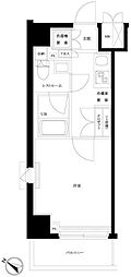 ルーブル川崎貝塚弐番館 1Kの間取図画像