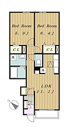 グラン・セリシールII 1階