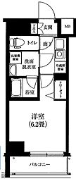アイル横浜NORTH 1Kの間取図画像