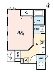 Gemini East&West(唐木田1) 1階/W101