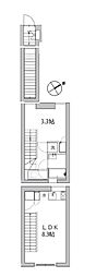 FARE代々木上原 1LDKの間取図画像