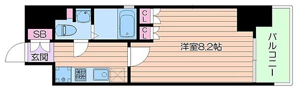 大阪府吹田市豊津町(賃貸マンション1K・10階・26.13㎡)の写真 その2