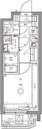ＡＺＥＳＴ柴又 2階1Kの間取り