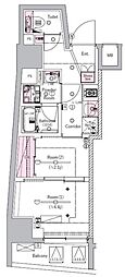 SYFORME SHINKOYASU 2Kの間取図画像
