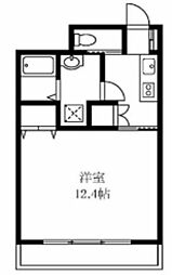 第六田嶋ビル 1Kの間取図画像