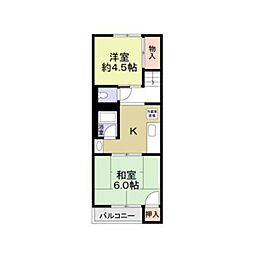 間取図画像 2K