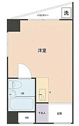 セザール西荻 ワンルームの間取図画像
