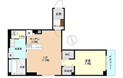 西東京市富士町4丁目マンション 1LDKの間取図画像