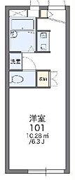 レオパレスファーレ 1Kの間取図画像