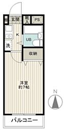 フェニックスマンション小金井 1Kの間取図画像