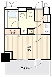 ドゥーエ幡ヶ谷 1Kの間取図画像