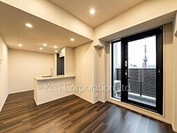 ザ・パークハビオ麻布十番 13階2LDKのリビング/ダイニング