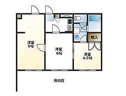 トレンタハウス 3Kの間取図画像