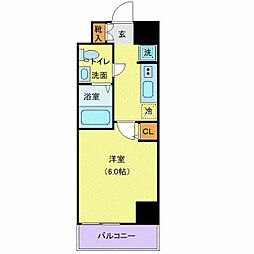JR京浜東北・根岸線 川口駅 徒歩10分の賃貸マンション 1階1Kの間取り