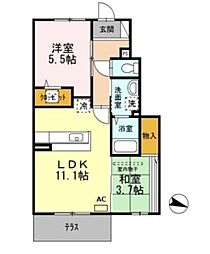ザウバーヴィント3 2LDKの間取図画像