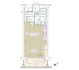 マチュリティ小石川 1LDKの間取図画像