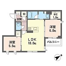 サティスビータ 00302 ｜ 埼玉県戸田市下前１丁目8-8（賃貸マンション2LDK・3階・58.49㎡） その2