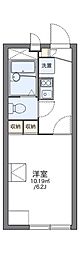 レオパレスカンタービレ 1Kの間取図画像
