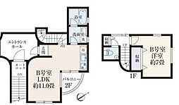 FLORESTA 1階1LDKの間取り