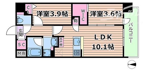 アーバネックス大阪天満宮II_間取り_0