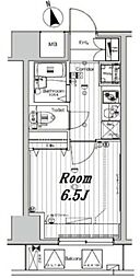 メイクスデザイン住吉4 1Kの間取図画像