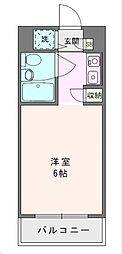 ウィンベルソロ鶴川1 1Kの間取図画像