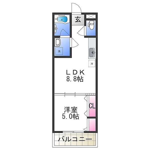 フジパレス和泉中央II番館 ｜大阪府和泉市万町(賃貸アパート1LDK・1階・31.50㎡)の写真 その2