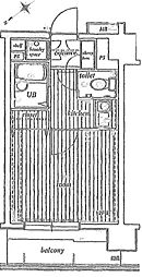 サンテミリオン大塚壱番館 1Kの間取図画像