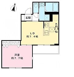 間取図画像 1LDK