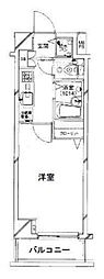 パークウエル中野中央 1Kの間取図画像