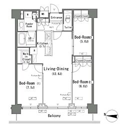ParkAxis辰巳STAGE 3LDKの間取図画像
