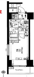 フェニックス品川小山 1Kの間取図画像