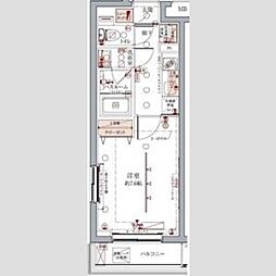 CREVISTA板橋志村 1Kの間取図画像