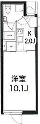 S-FORT上池台 1Kの間取図画像