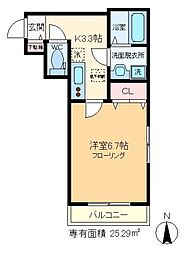 クレールシャンブル 1階/-