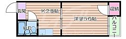 FDS内代 1Kの間取図画像