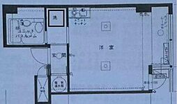 セントラル東銀座 ワンルームの間取図画像